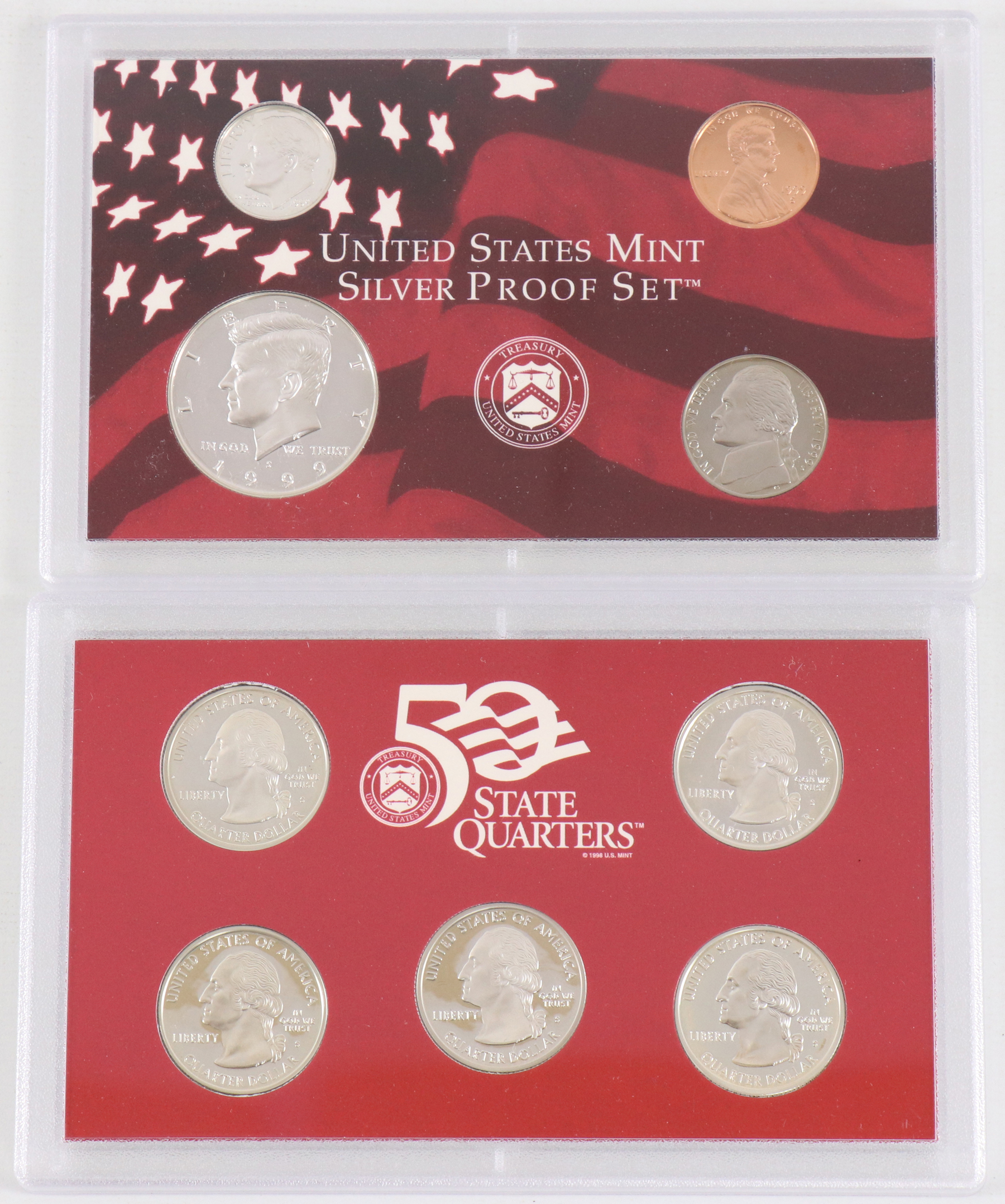 1999 U.S. Mint Silver Proof Set in Mint Box Hyatt Coins