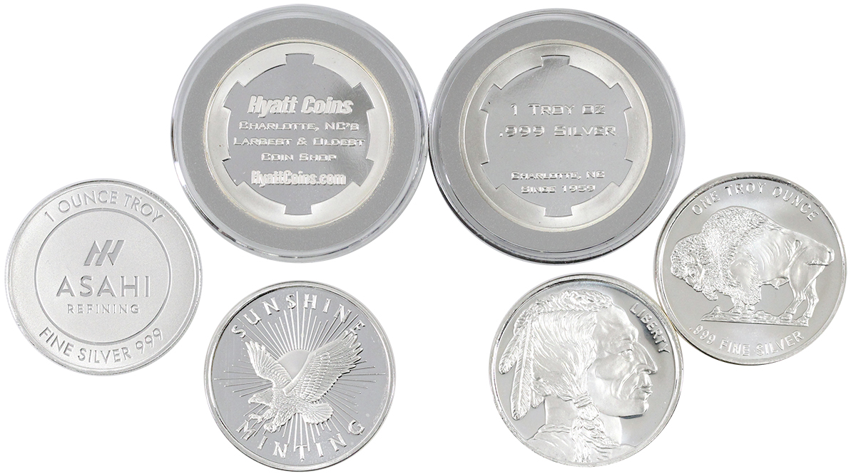 Silver Bullion Hyatt Coins