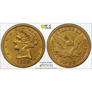 1858-C $5 (2)
