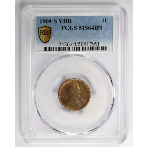 1909-S VDB 1C, BN (4)
