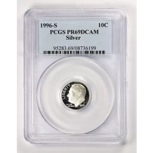 1996-S 10C Silver, DCAM (3)