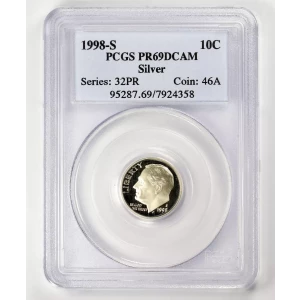 1998-S 10C Silver, DCAM (3)