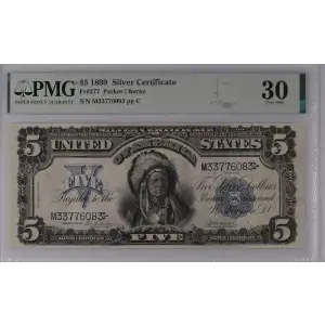 $5 1899 Blue Silver Certificates 277 (2)