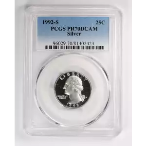 1992-S 25C Silver, DCAM (4)
