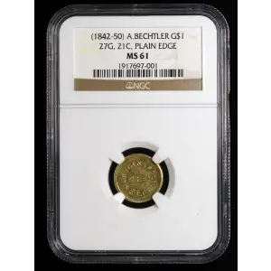 (1842-50) 27G, 21C, PLAIN EDGE