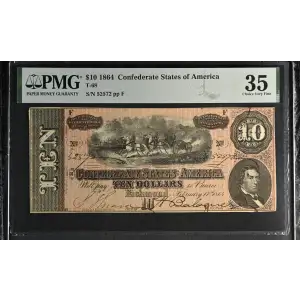 $10   Issues of the Confederate States of America CS-68 (2)