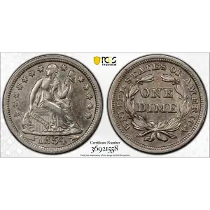 1854 10C Arrows S.S. Central America #2 (with Pinch) (2)