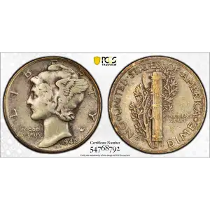 1942/1 10C Overdate, FS-101 (2)