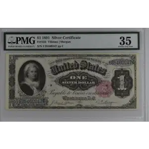 $1 1891 Small red, scalloped Silver Certificates 223 (2)